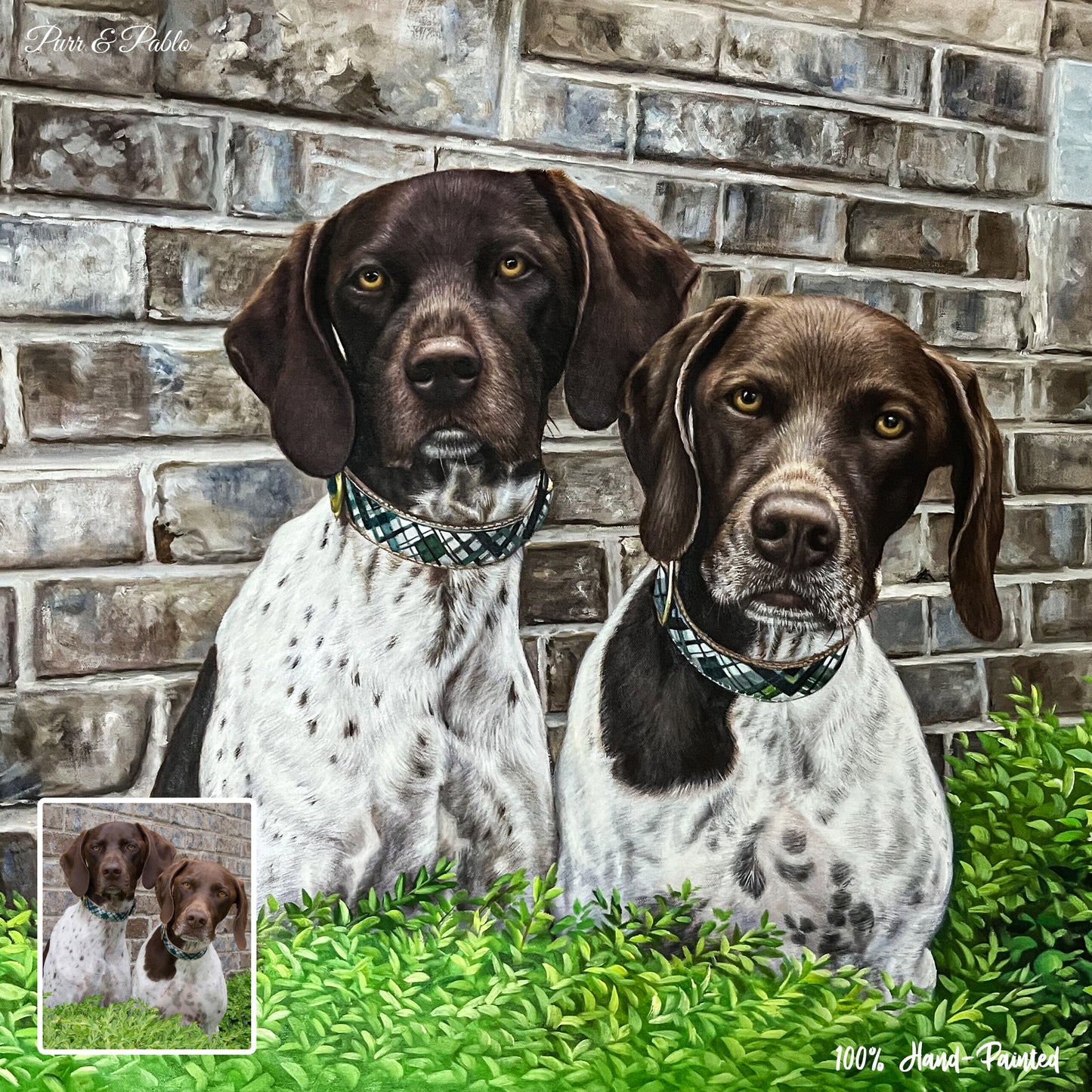Dog Acrylic Painting