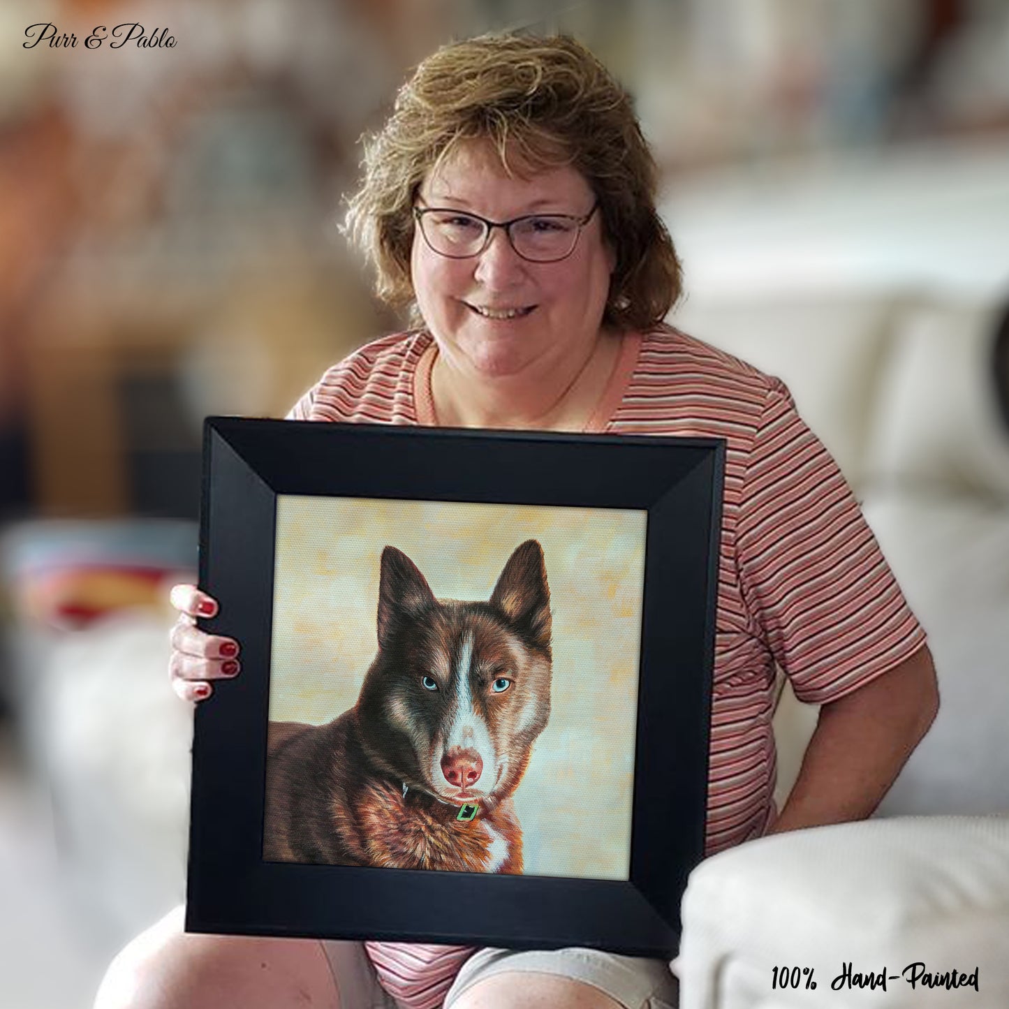 Dog Watercolor Painting