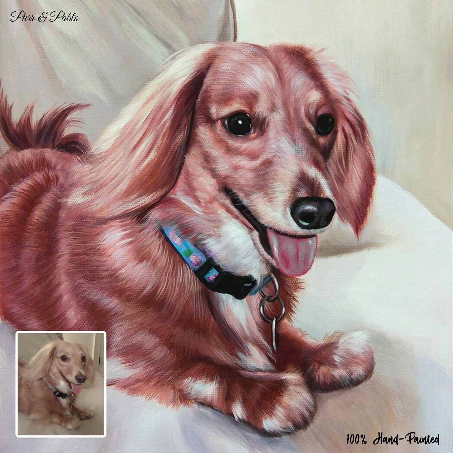 Dog Pastel Painting