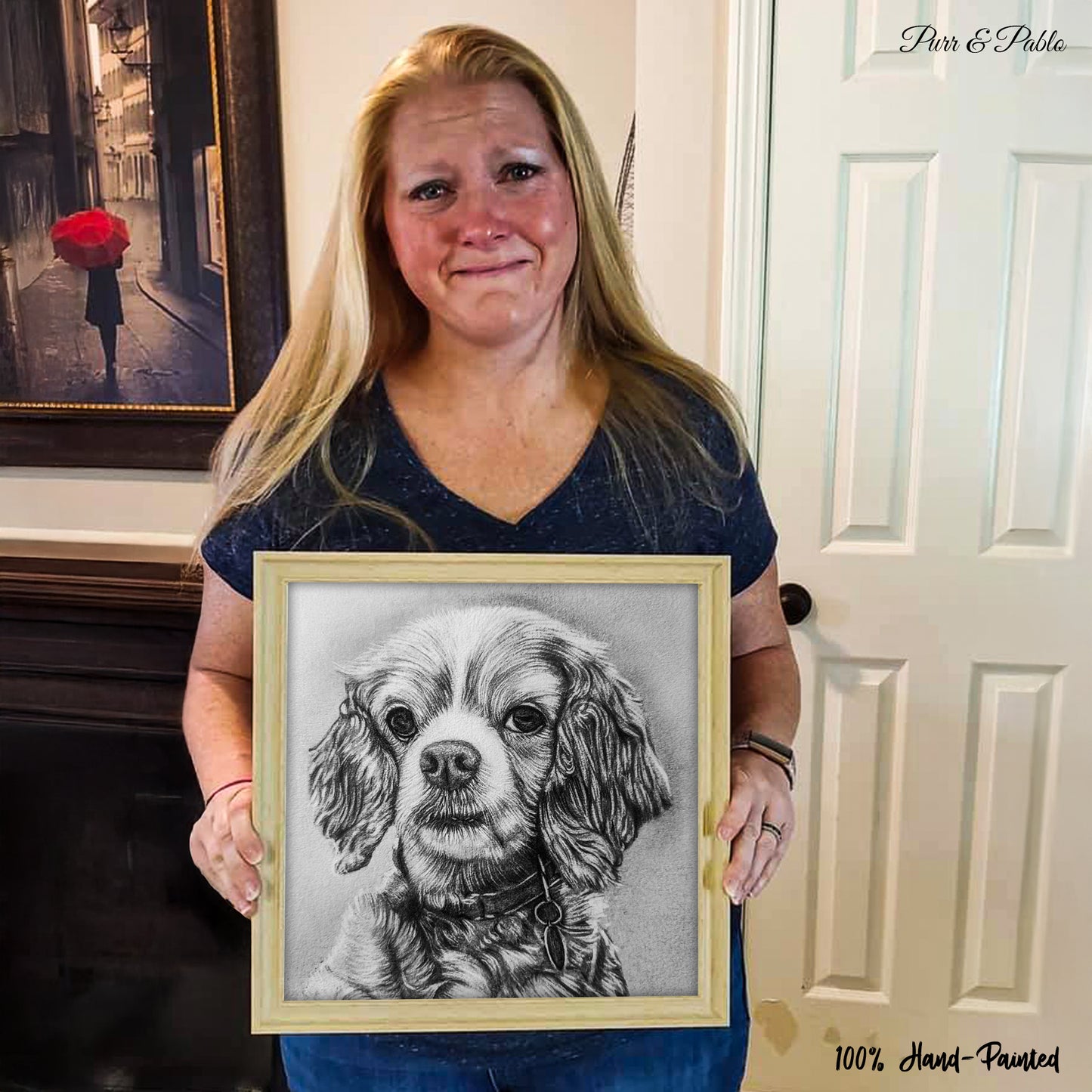 Dog Charcoal Drawing