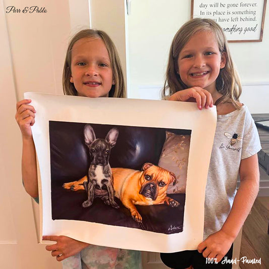 Dog Acrylic Painting