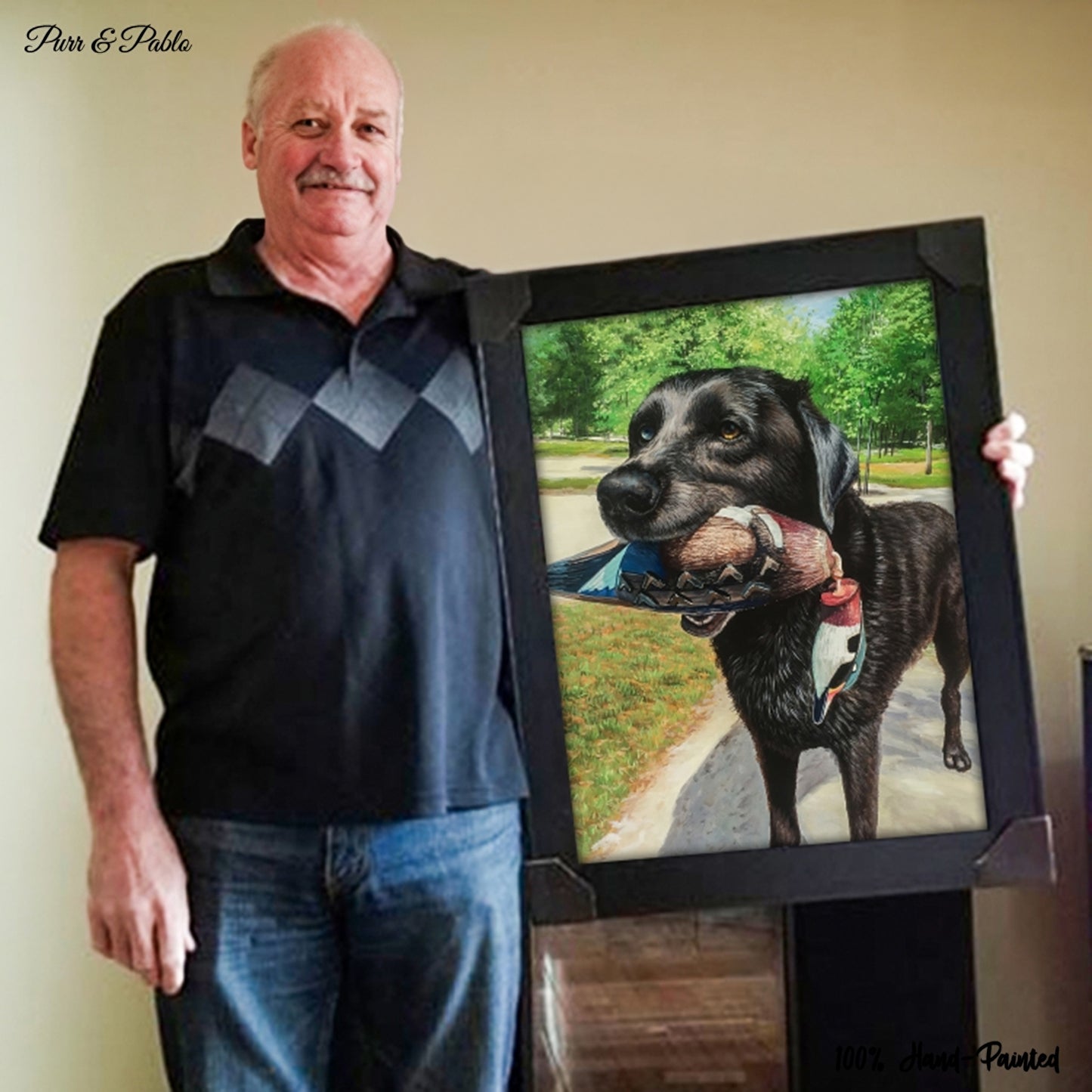 Dog Pastel Painting