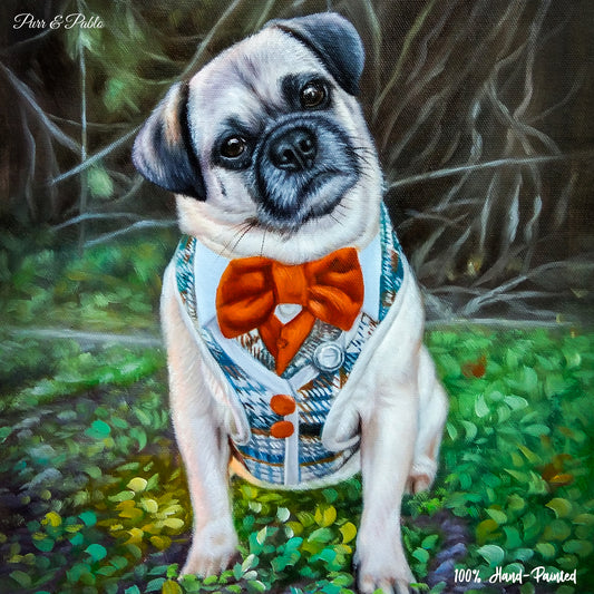 Dog Pastel Painting
