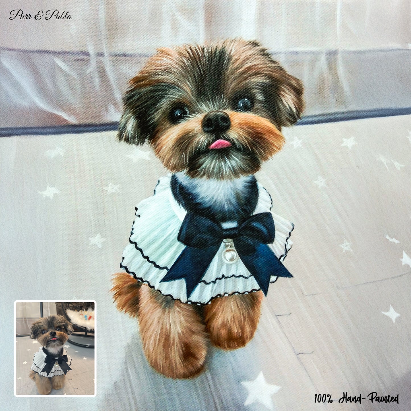 Dog Acrylic Painting