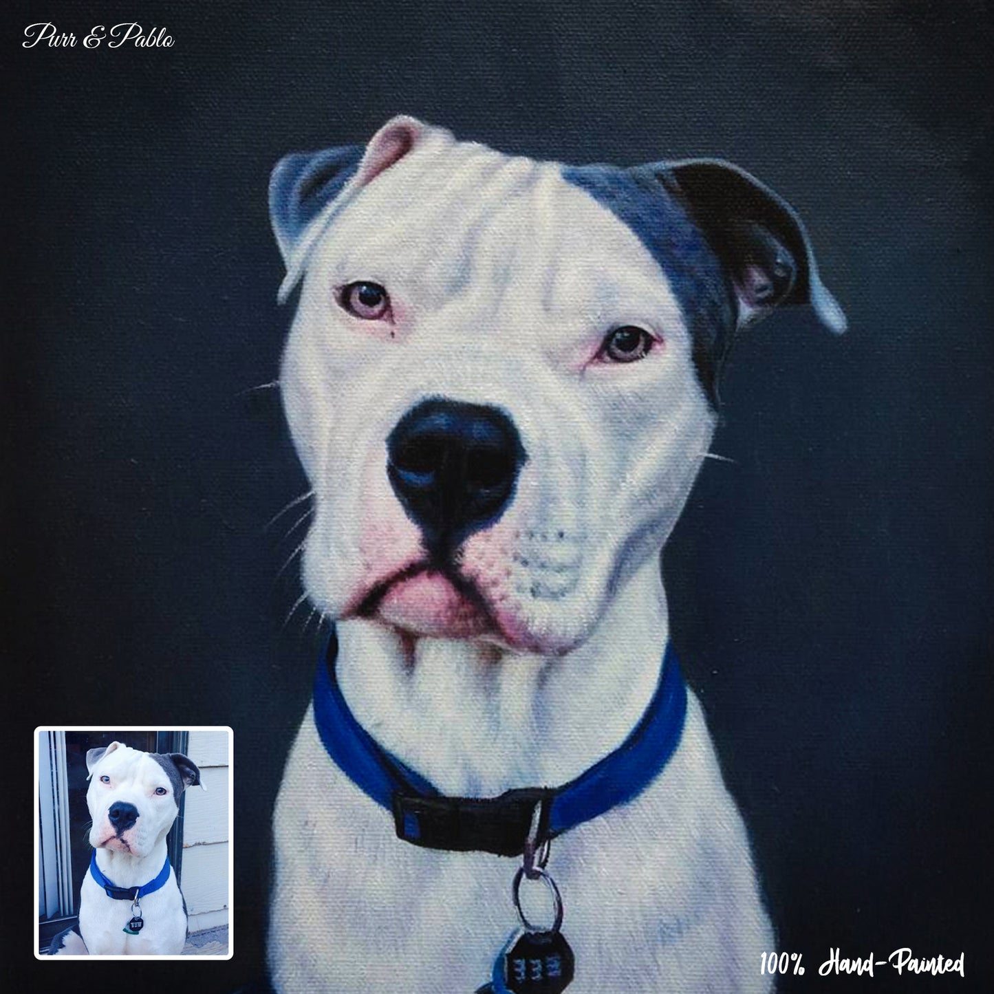 Dog Oil Painting
