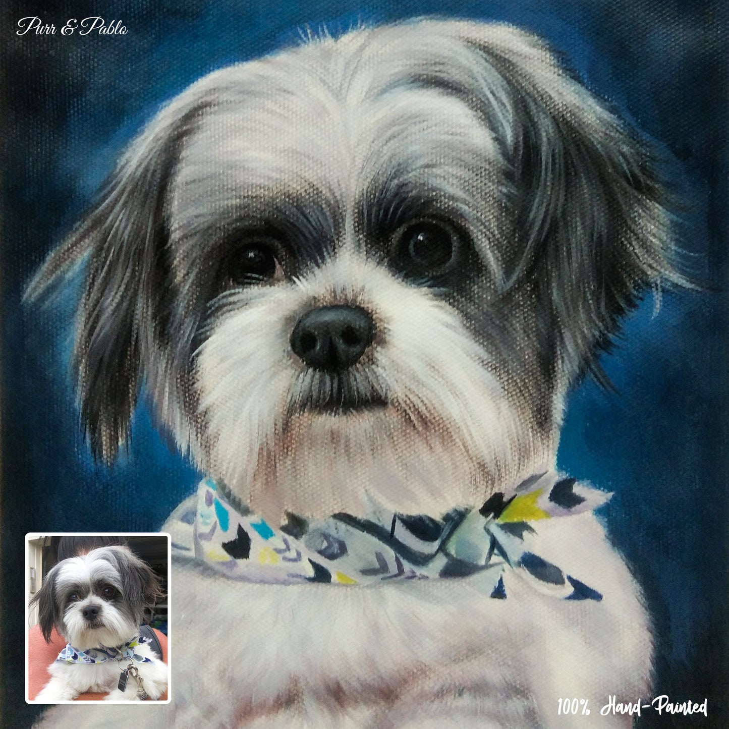 Dog Pastel Painting
