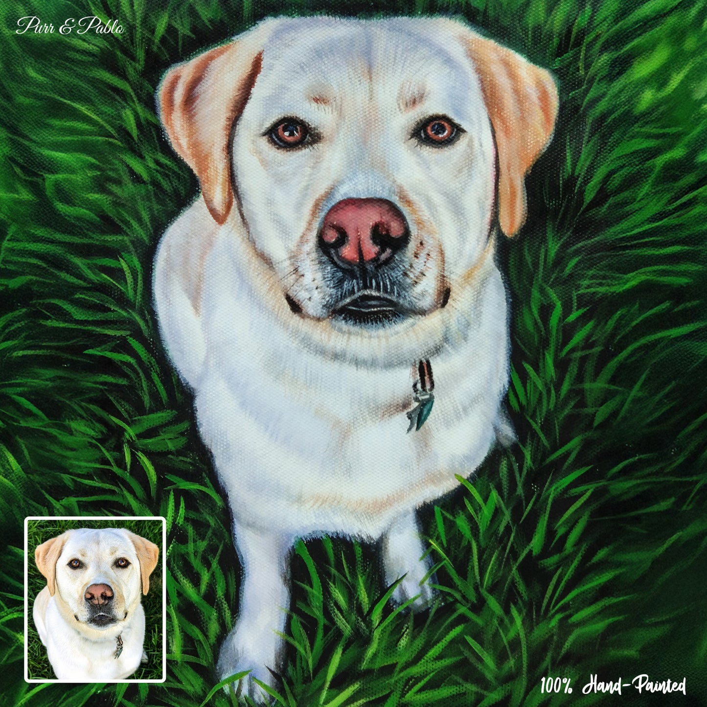 Dog Pastel Painting