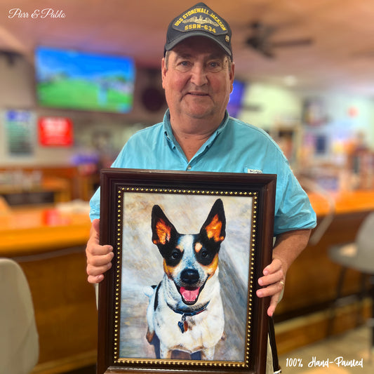 Dog Watercolor Painting